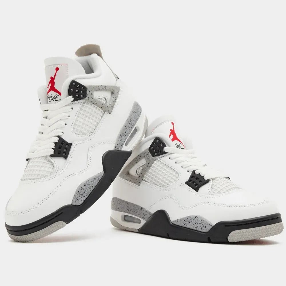 Tênis Air Jordan 4 White Cement