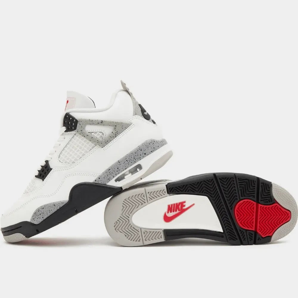 Tênis Air Jordan 4 White Cement
