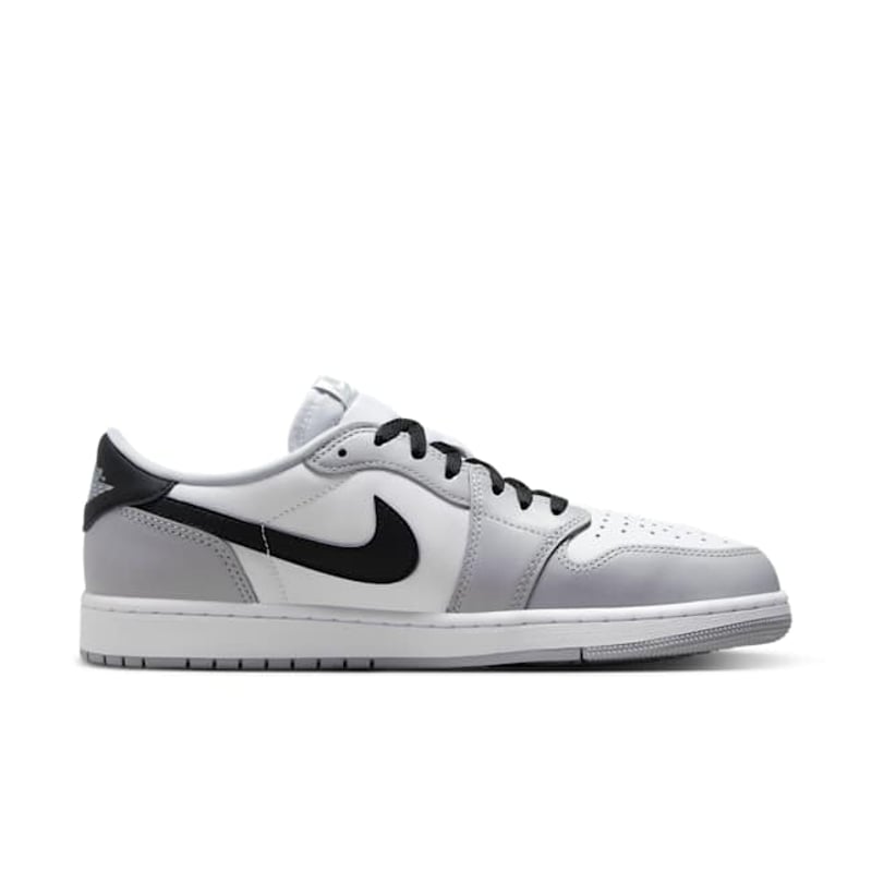 Tênis Nike Air Jordan 1 Low OG Barons Wolf Grey and White