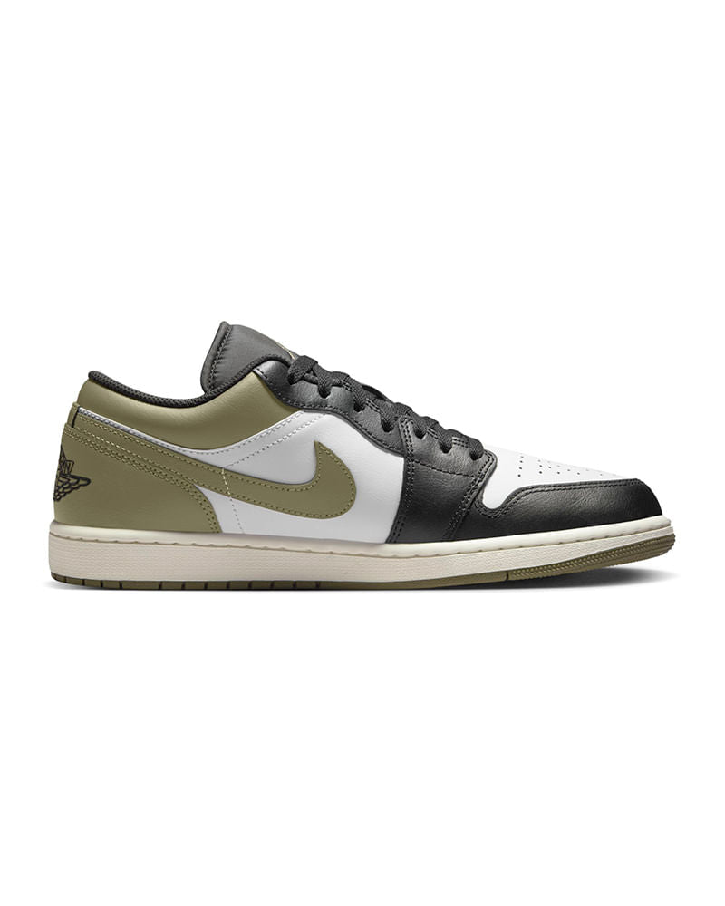 Tênis Nike Air 1 Low Black Toe Medium Olive