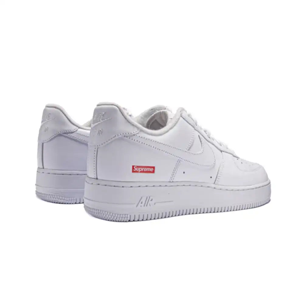 Tênis Nike Supreme x Nike Air Force 1 Low Box Logo White