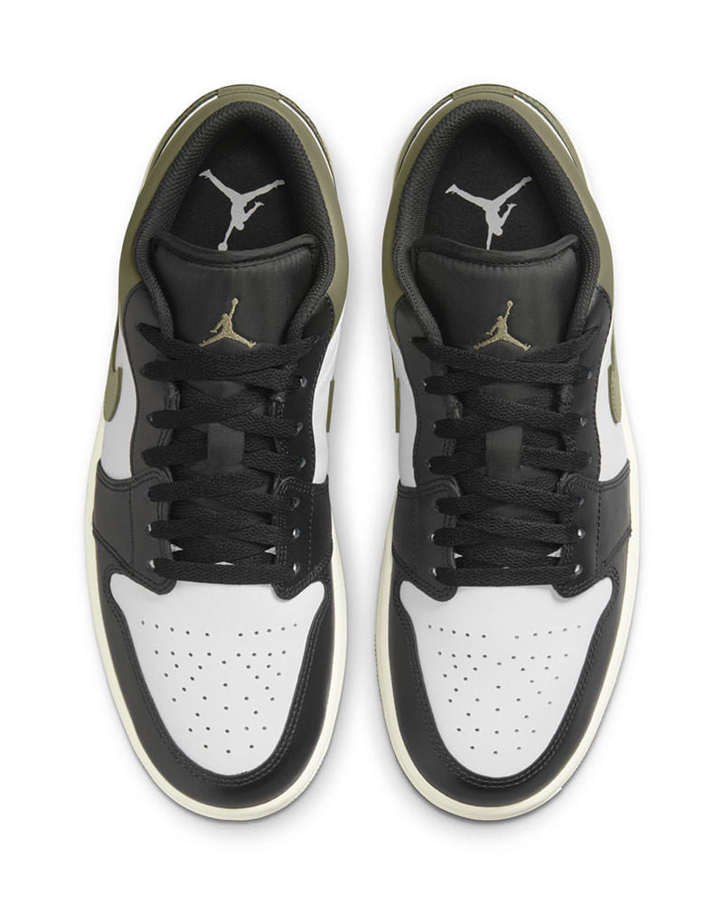 Tênis Nike Air 1 Low Black Toe Medium Olive