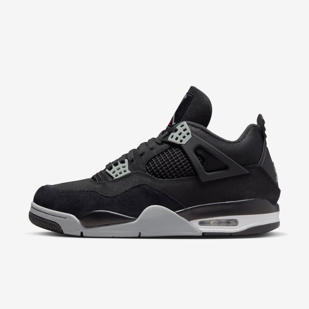 Tênis Air Jordan 4 Black Canvas