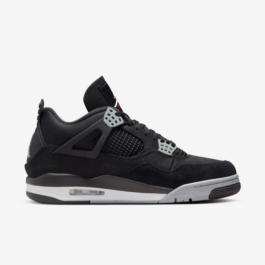 Tênis Air Jordan 4 Black Canvas