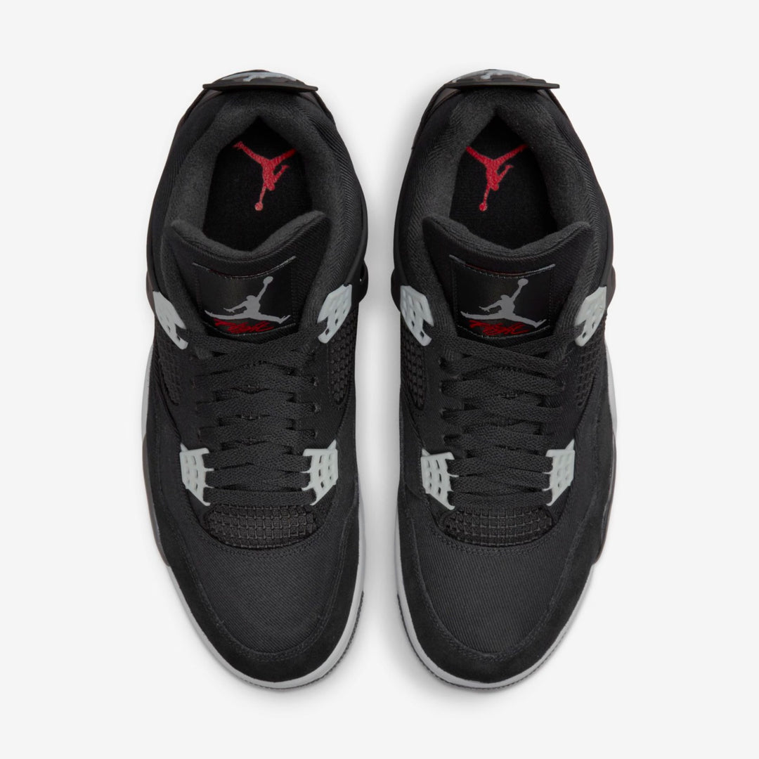 Tênis Air Jordan 4 Black Canvas