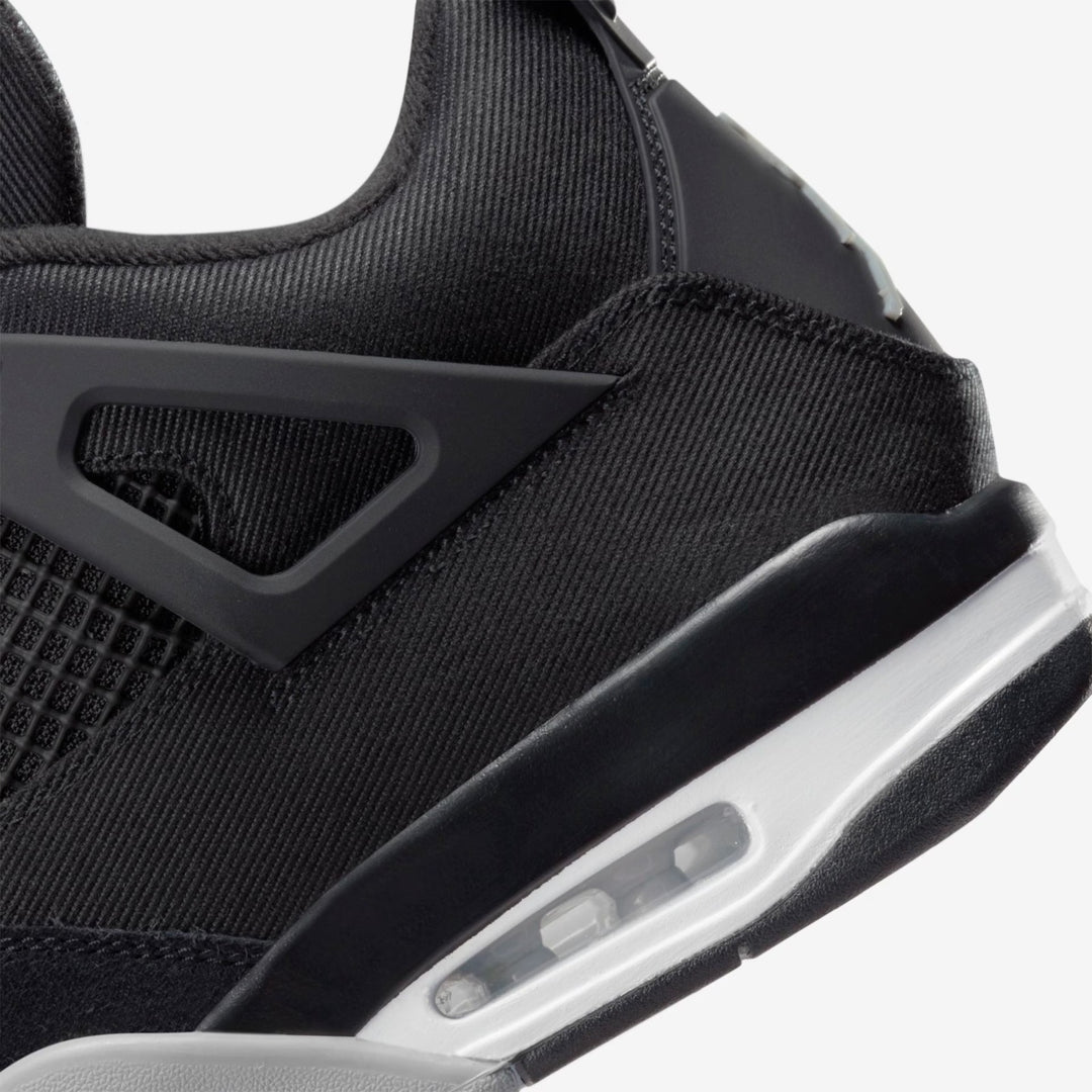 Tênis Air Jordan 4 Black Canvas