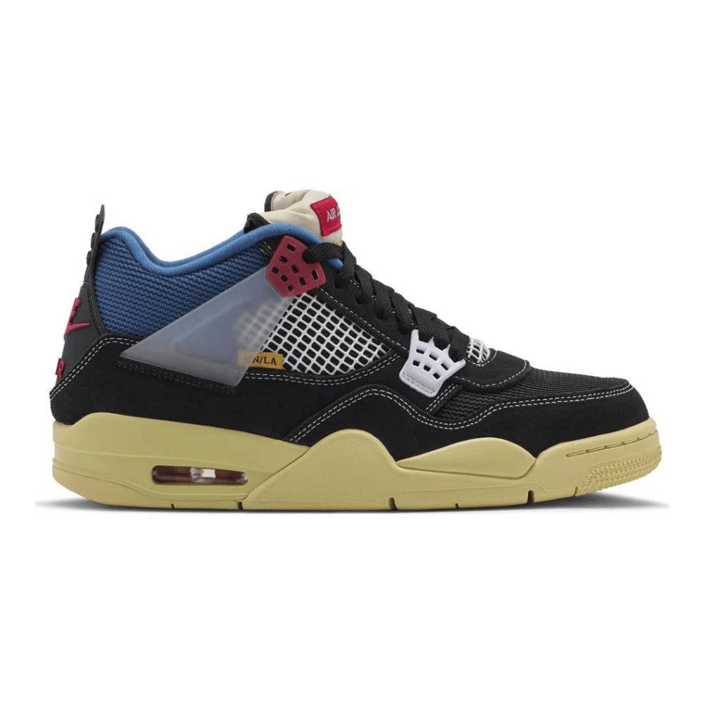 Tênis LA Union x Air Jordan 4 Off Noir