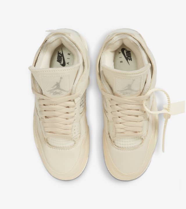 Tênis Off-White x Air Jordan 4 Sail