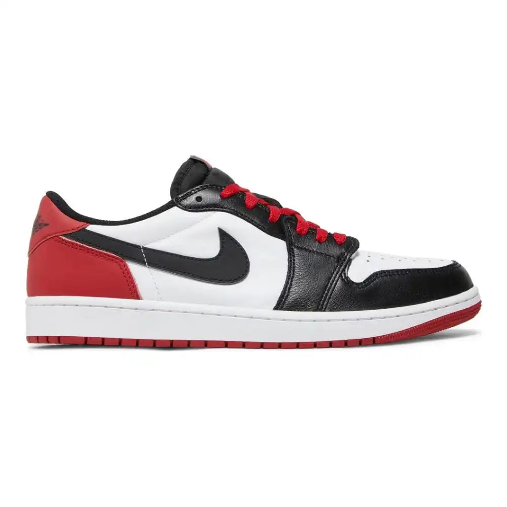 Tênis Nike Air Jordan 1 Low OG Black Toe